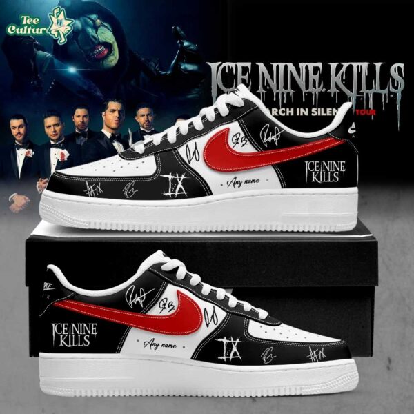 Ice Nine Kills March In Silence Tour 2026 Signature Custom Name Nike Air Force 1 Low Shoes
