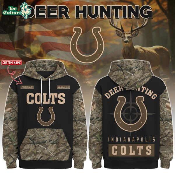 Indianapolis Colts Deer Hunting Limited Edition Hoodie – NFL Hunting Hoodie for Fans