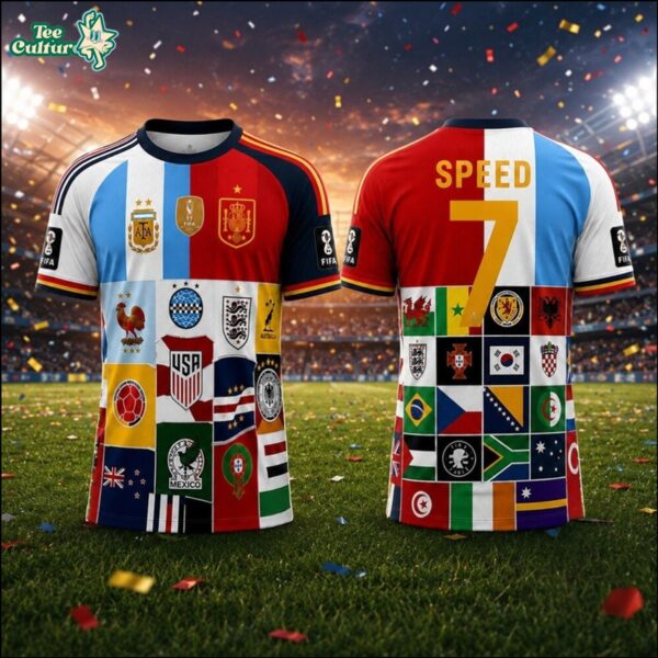 Ishowspeed All Countries 2026 World Cup Final Limited Edition Jersey