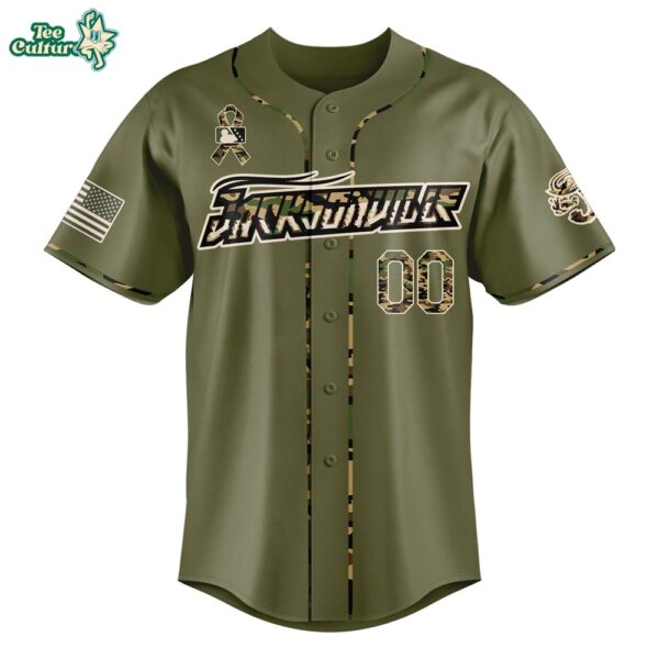 Jacksonville Jumbo Shrimp Military Appreciation Night 2026 Limited Edition Baseball Jersey