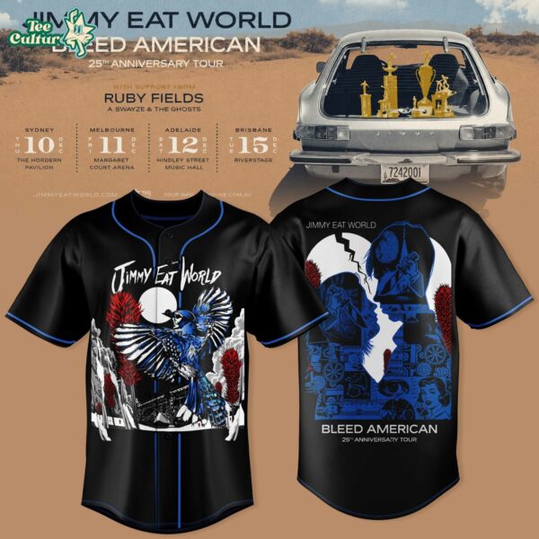 Jimmy Eat World - Bleed American 25 Years Baseball Jersey V2