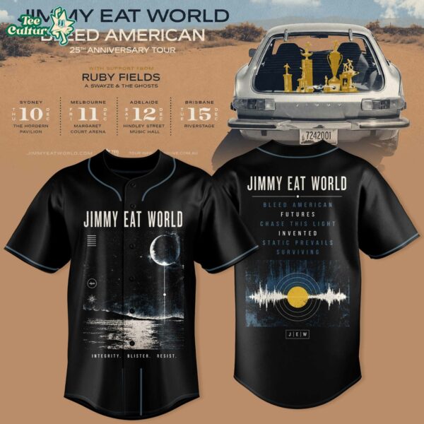 Jimmy Eat World - Bleed American 25 Years Baseball Jersey V4