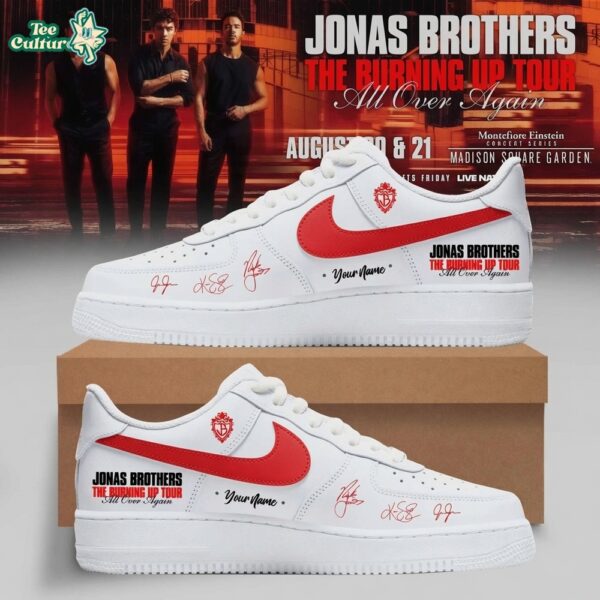 Jonas Brothers The Burning Up Tour 2026 Shoes