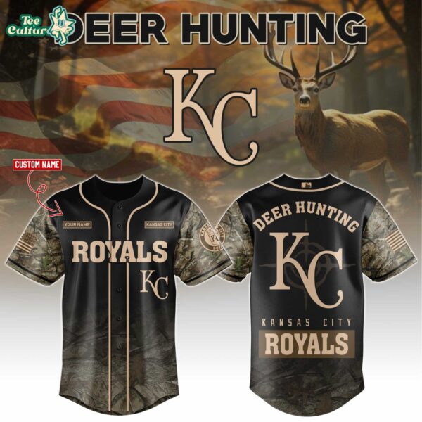 Kansas City Royals Deer Hunting Limited Edition Baseball Jersey