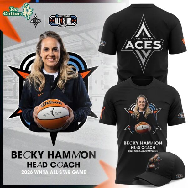 Las Vegas Aces Becky Hammon 2026 WNBA All-Star Coach Shirt