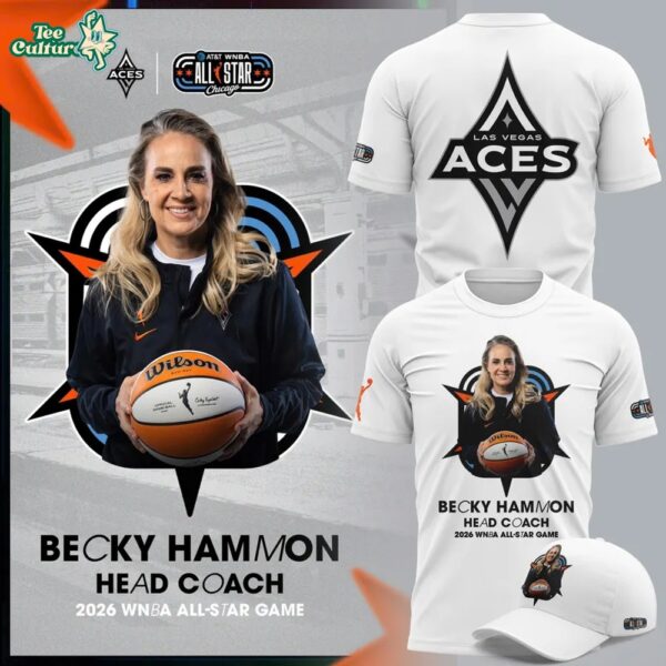 Las Vegas Aces Becky Hammon 2026 WNBA AllStar Coach Shirt by Teesculture.com