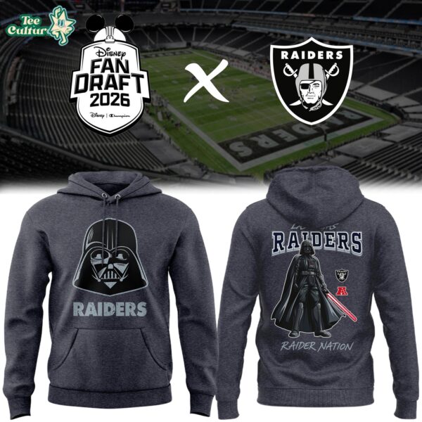 Las Vegas Raiders X Darth Vader Disney Fan Draft 2026 Special Hoodie