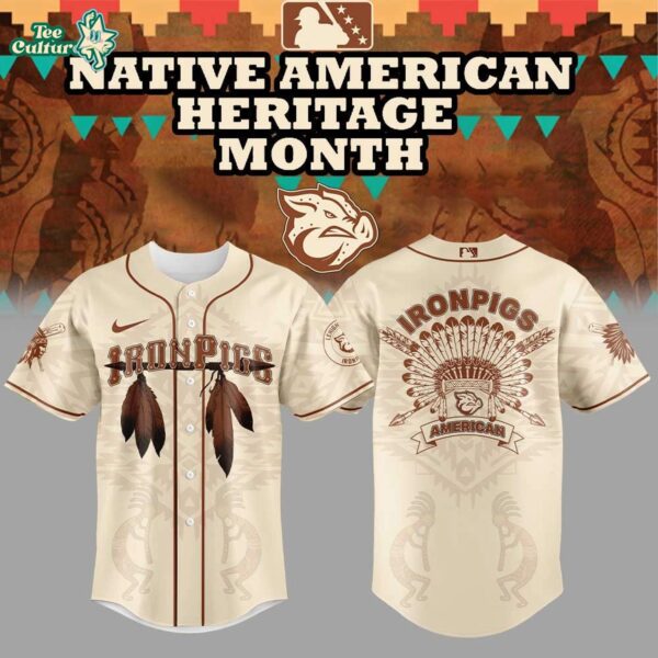 Lehigh Valley Ironpigs Native American Heritage Month Limited Edition Baseball Jersey