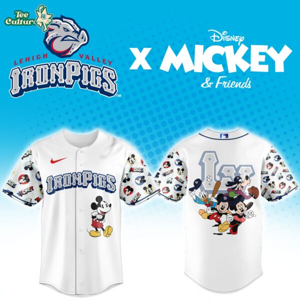 Lehigh Valley Ironpigs X Disney Mickey And Friend 2026 Special Baseball Jersey