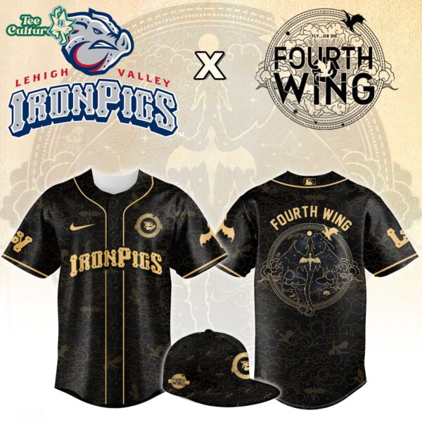 Lehigh Valley Ironpigs X Fourth Wing X Fourth Wing Limited Baseball Jersey