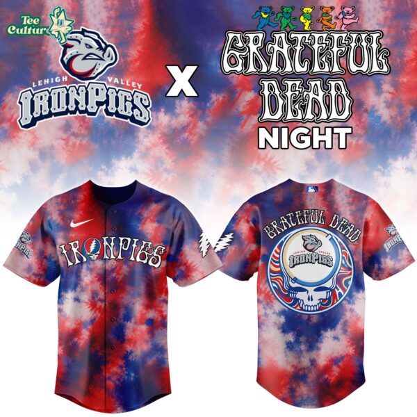 Lehigh Valley Ironpigs X Grateful Dead Night 2026 Baseball Jersey