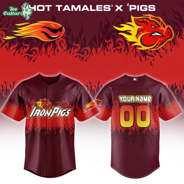 Lehigh Valley Ironpigs X Hot Tamales 2026 Customized Baseball Jersey
