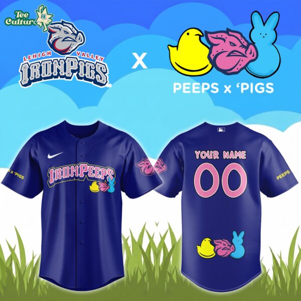 Lehigh Valley Ironpigs X Peeps 2026 Customized Baseball Jersey