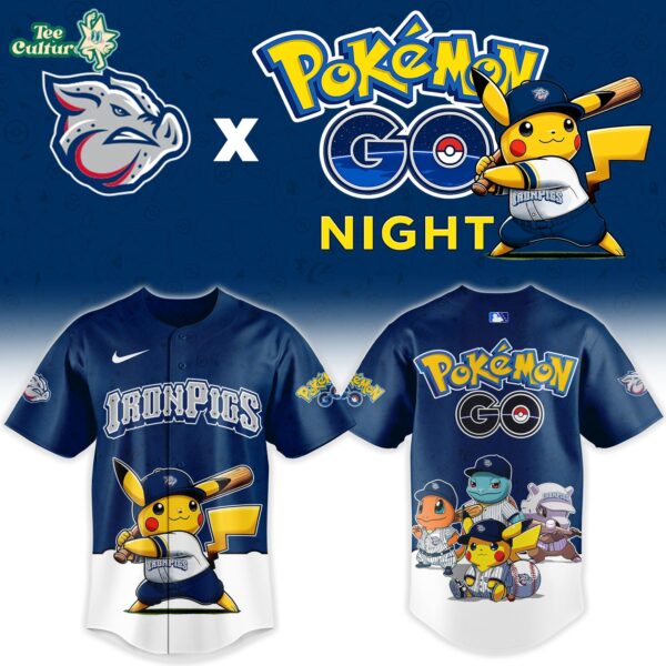 Lehigh Valley Ironpigs X Pokémon Go Night Limited Edition Baseball Jersey