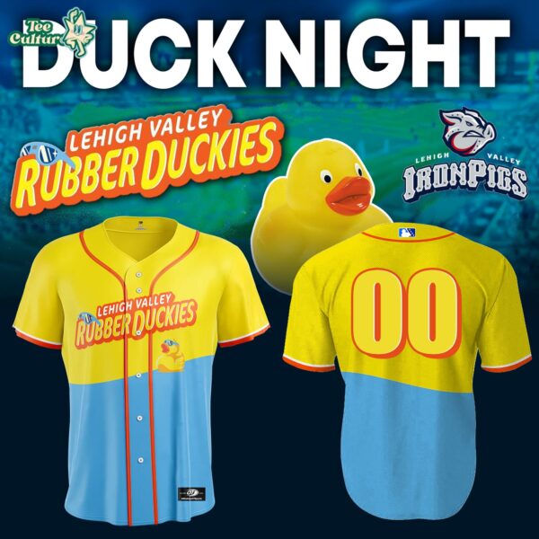 Lehigh Valley Ironpigs X Rubber Duckies 2026 Customized Baseball Jersey