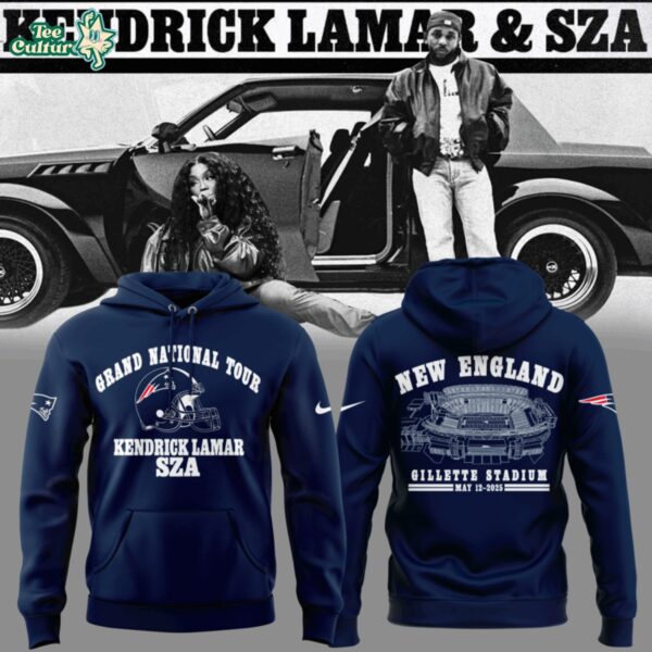 Limited Edition Grand National Tour X New England Patriots Navy Hoodie