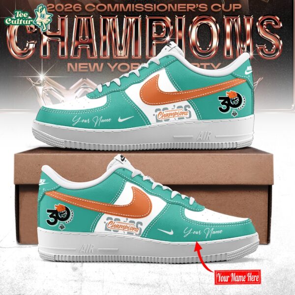 Limited Edition New York Liberty 2026 WNBA Commissioner's Cup Champions Air Force 1 Sneakers