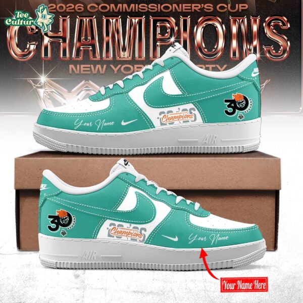 Limited Edition New York Liberty 2026 WNBA Commissioner's Cup Champions Air Force 1 Sneakers V2