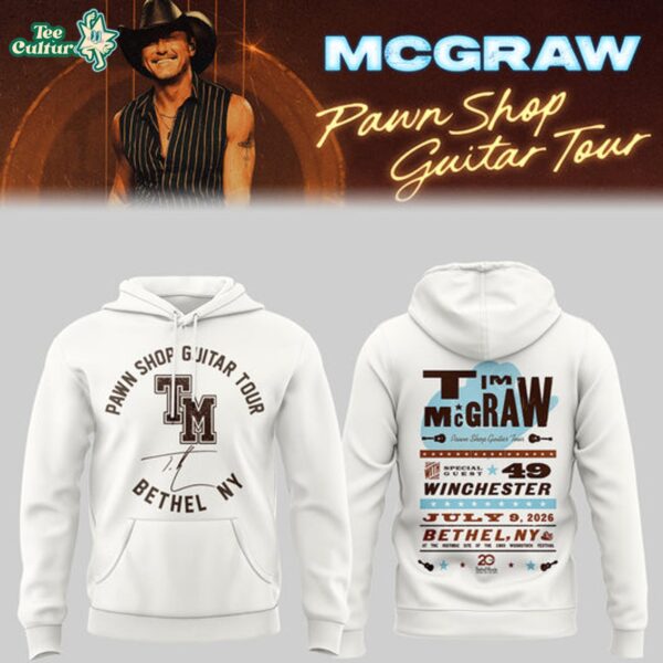 Limited Edition Pawn Shop Guitar Tour 2026 At Bethel, NY Hoodie V2
