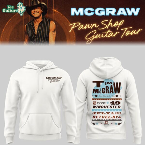 Limited Edition Pawn Shop Guitar Tour 2026 At Bethel, NY Hoodie V3