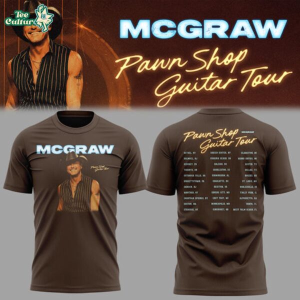 Limited Edition Pawn Shop Guitar Tour 2026 At Bethel, NY TShirt