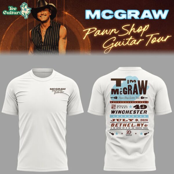Limited Edition Pawn Shop Guitar Tour 2026 At Bethel, NY TShirt V5