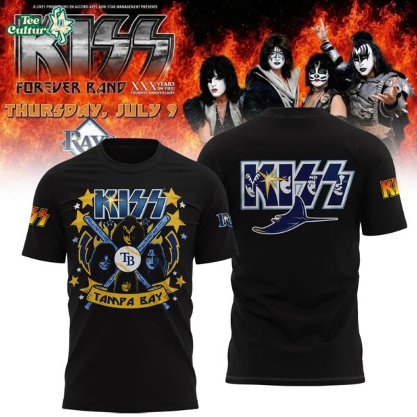 Limited Edition Rays x KISS Forever Band Tour 2026 Shirt