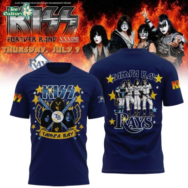Limited Edition Rays x KISS Forever Band Tour 2026 Shirt