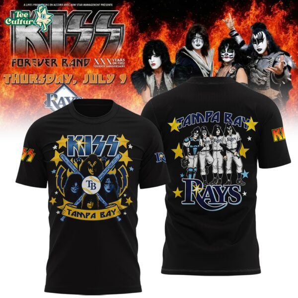 Limited Edition Rays x KISS Forever Band Tour 2026 Shirt