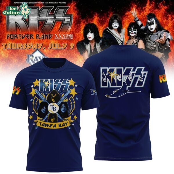 Limited Edition Rays x KISS Forever Band Tour 2026 Shirt