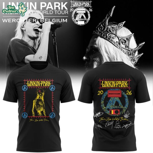 Linkin Park From Zero World Tour 2026 Werchter Belgium Limited Edition T-Shirt