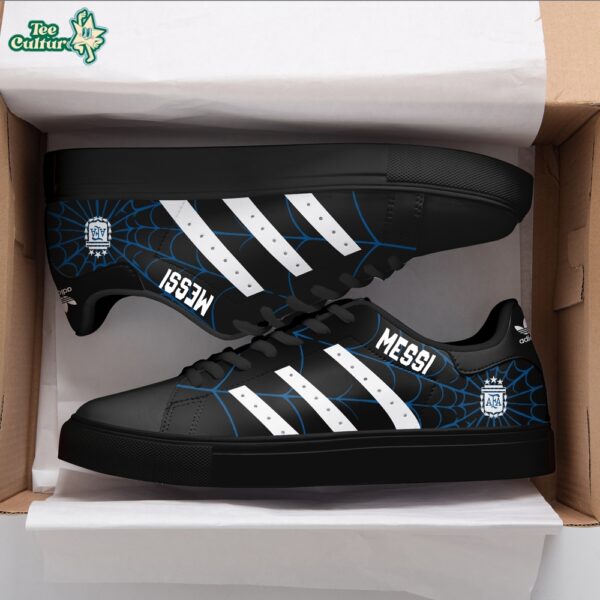 Lionel Messi x Spider-Man Limited Edition Stan Smith Black Sneakers