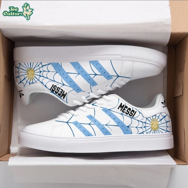 Lionel Messi x Spider-Man Limited Edition Stan Smith White Sneakers