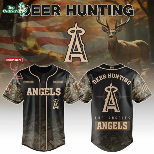 Los Angeles Angels Deer Hunting Limited Edition Baseball Jersey