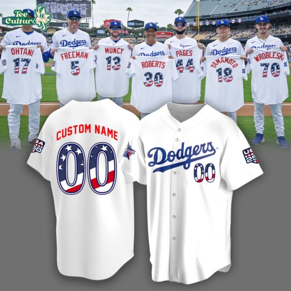 Los Angeles Dodgers USA250 All-Star 2026 Baseball Jersey