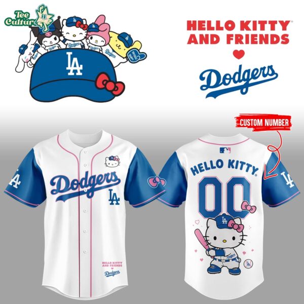 Los Angeles Dodgers x Hello Kitty 2026 Baseball Jersey