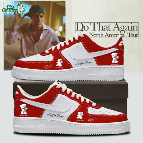 Malcolm Todd Do That Again Tour Signed Shoes 11