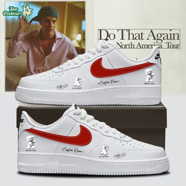 Malcolm Todd Do That Again Tour Signed Shoes 12