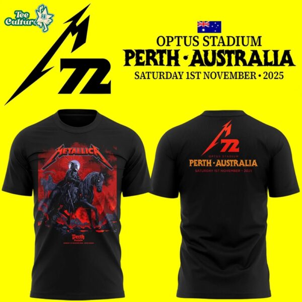 Metallica M72 World Tour Perth 2026 Limited Edition T-Shirt