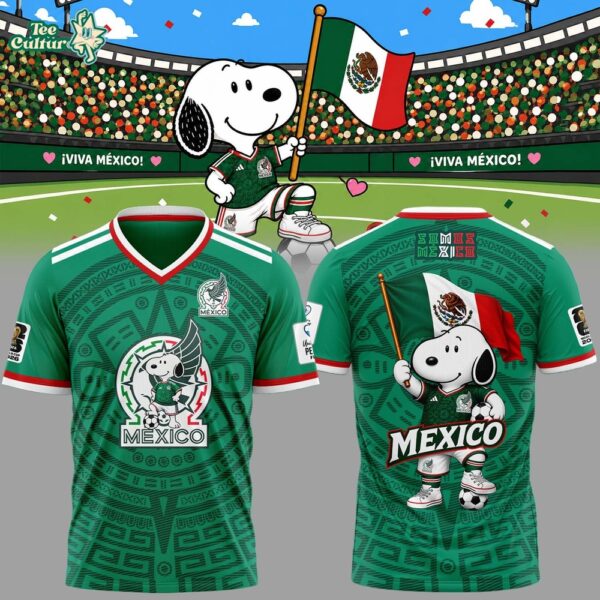 Mexico x Snoopy World Cup 2026 Special Jersey Shirt