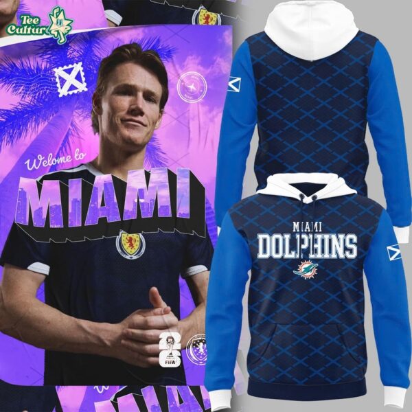 Miami Dolphins Scotland Tartan Army Special Hoodie