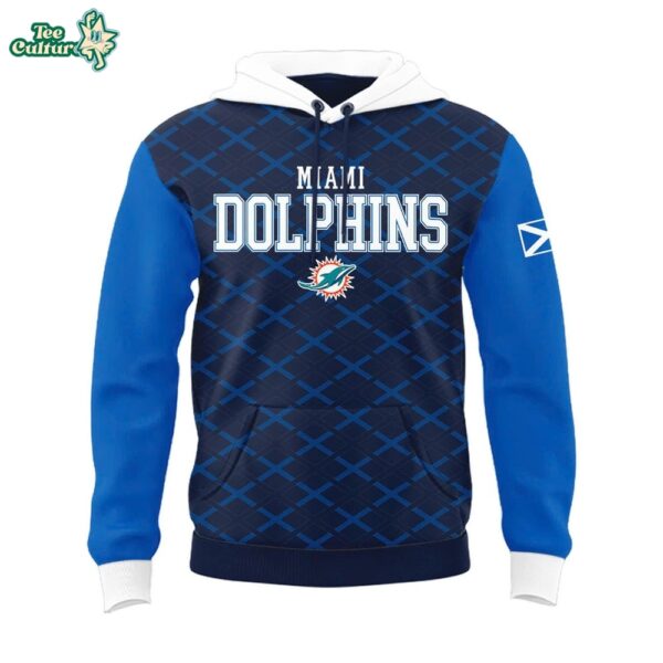 Miami Dolphins Scotland Tartan Army Special Hoodie by Teesculture.com