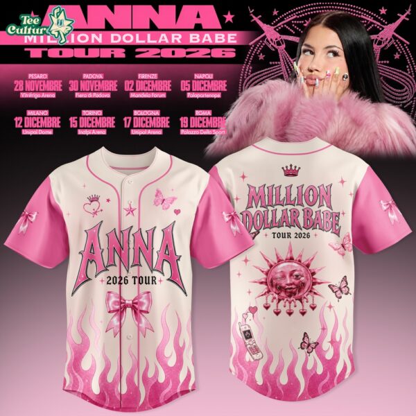 Million Dollar Babe Tour 2026 Pink Flame Jersey