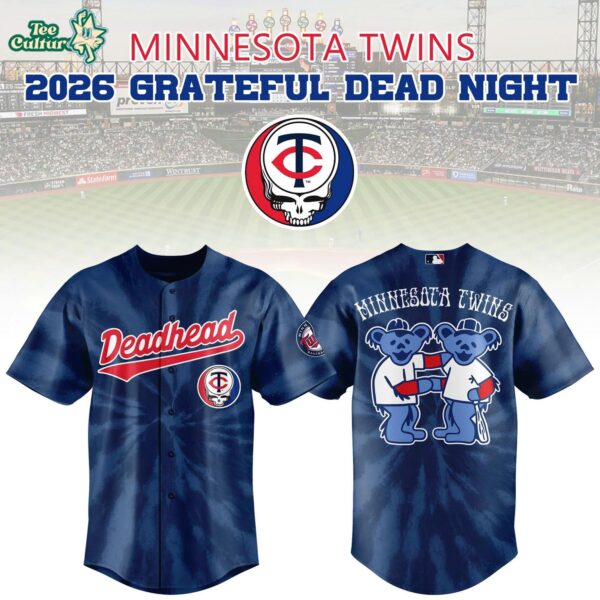 Minnesota Twins 2026 Grateful Dead Night Baseball Jersey