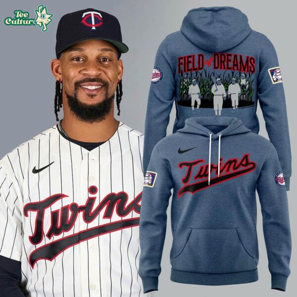 Minnesota Twins 2026 MLB At Field Of Dreams Game Limited Edition Blue Hoodie