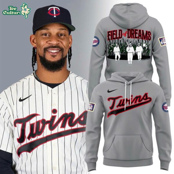 Minnesota Twins 2026 MLB At Field Of Dreams Game Limited Edition Gray Hoodie