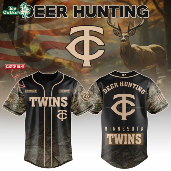 Minnesota Twins Deer Hunting Limited Edition Baseball Jersey