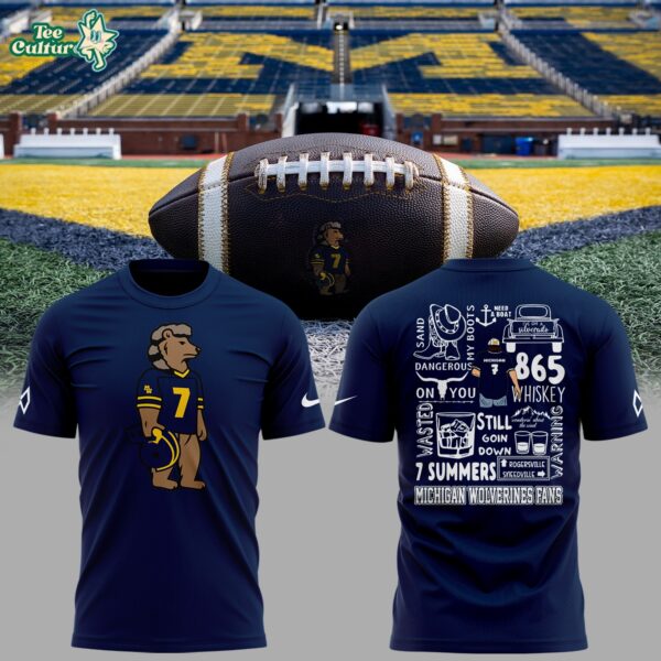 Morgan Wallen X Michigan Wolverines Football - Still The Problem Tour 2026 Limited Edition Shirt Dark Blue