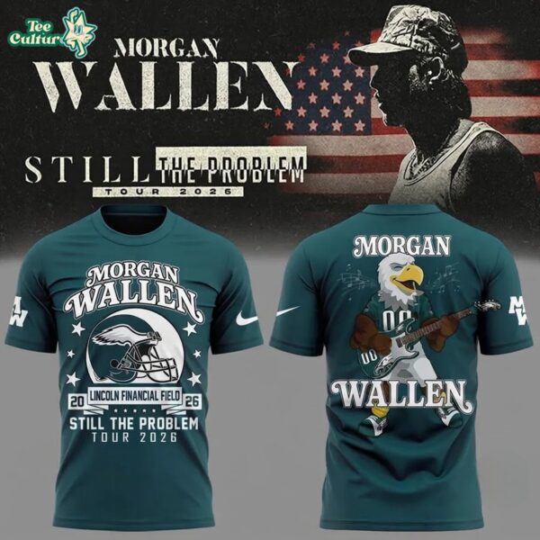 Morgan Wallen x Philadelphia Eagles Still The Problem Tour at Lincoln Financial Field 2026 Baseball Jersey Ver3