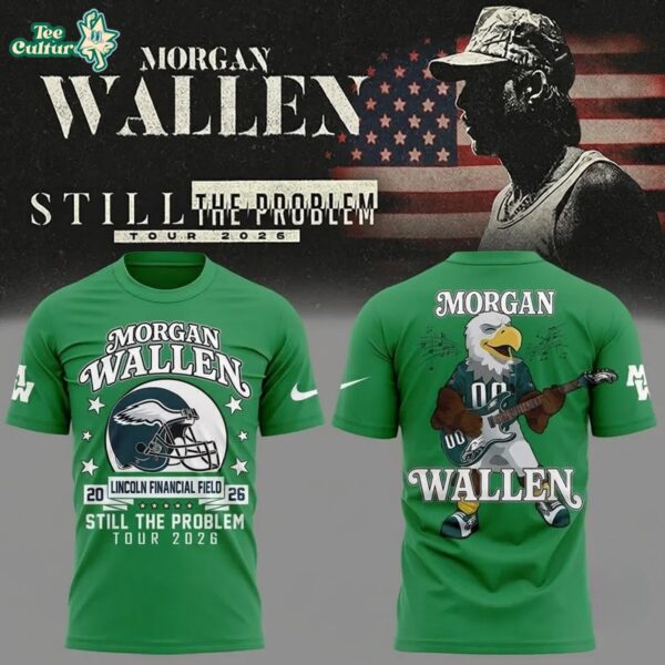 Morgan Wallen x Philadelphia Eagles Still The Problem Tour at Lincoln Financial Field 2026 Baseball Jersey Ver4